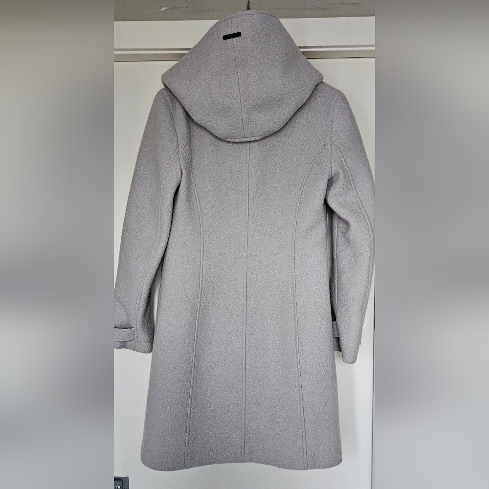 Soia & Kyo Soft Gray Wool Coat - Picture 5 of 9